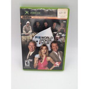 World Poker Tour Microsoft Xbox Original OG Includes Manual